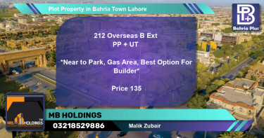 Residential Plot for Sale in Bahria Town, Lahore - (BP-80567)