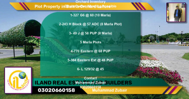 Residential Plot for Sale in Bahria Orchard, Lahore - (BP-80655)