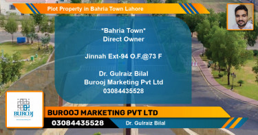 Residential Plot for Sale in Bahria Town, Lahore - (BP-80690)