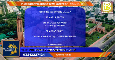 Residential Plot for Sale in Bahria Town, Lahore - (BP-80715)