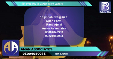 Residential Plot for Sale in Bahria Town, Lahore - (BP-80739)