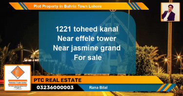 Residential Plot for Sale in Bahria Town, Lahore - (BP-80741)