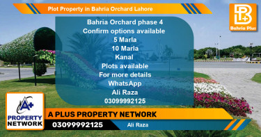 Residential Plot for Sale in Bahria Orchard, Lahore - (BP-80744)