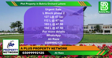 Residential Plot for Sale in Bahria Orchard, Lahore - (BP-80773)