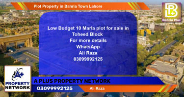 Residential Plot for Sale in Bahria Town, Lahore - (BP-80775)