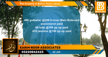 Residential Plot for Sale in Bahria Town, Lahore - (BP-80792)