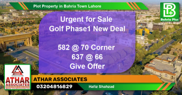 Residential Plot for Sale in Bahria Town, Lahore - (BP-80816)