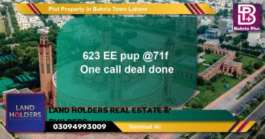 Residential Plot for Sale in Bahria Town, Lahore - (BP-80819)