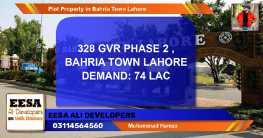 Residential Plot for Sale in Bahria Town, Lahore - (BP-80823)
