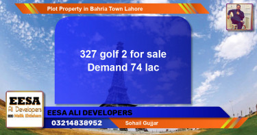 Residential Plot for Sale in Bahria Town, Lahore - (BP-80841)