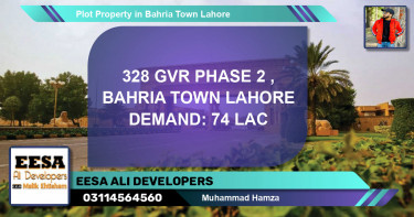 Residential Plot for Sale in Bahria Town, Lahore - (BP-80883)