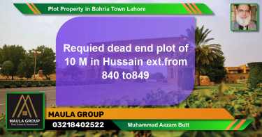 Residential Plot for Sale in Bahria Town, Lahore - (BP-80887)