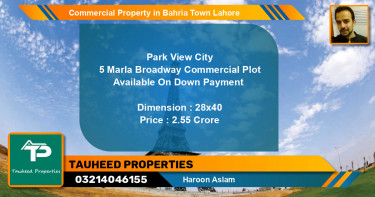 Commercial Property for Sale in Bahria Town, Lahore - (BP-80891)