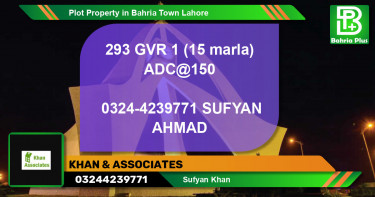 Residential Plot for Sale in Bahria Town, Lahore - (BP-80895)