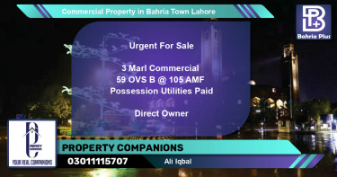 Commercial Property for Sale in Bahria Town, Lahore - (BP-80906)
