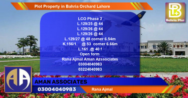 Residential Plot for Sale in Bahria Orchard, Lahore - (BP-80908)