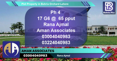 Residential Plot for Sale in Bahria Orchard, Lahore - (BP-80913)