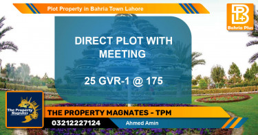 Residential Plot for Sale in Bahria Town, Lahore - (BP-80915)