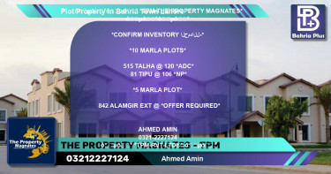 Residential Plot for Sale in Bahria Town, Lahore - (BP-80916)