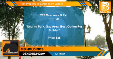 Residential Plot for Sale in Bahria Town, Lahore - (BP-80939)