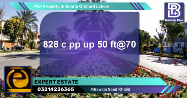 Residential Plot for Sale in Bahria Orchard, Lahore - (BP-80942)