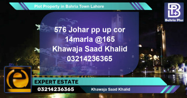 Residential Plot for Sale in Bahria Town, Lahore - (BP-80943)