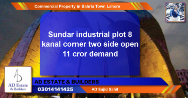 Commercial Property for Sale in Bahria Town, Lahore - (BP-80945)