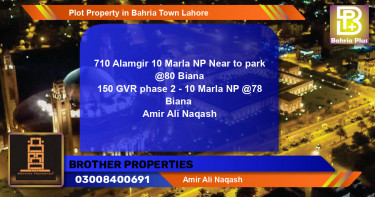Residential Plot for Sale in Bahria Town, Lahore - (BP-80979)