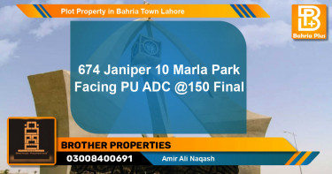 Residential Plot for Sale in Bahria Town, Lahore - (BP-80983)