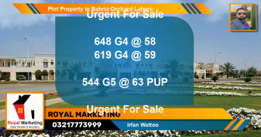 Residential Plot for Sale in Bahria Orchard, Lahore - (BP-80992)