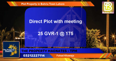 Residential Plot for Sale in Bahria Town, Lahore - (BP-80999)