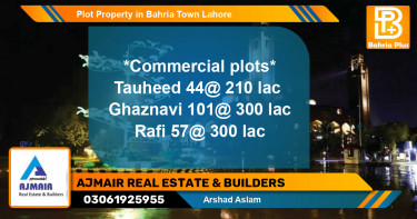 Commercial Plot for Sale in Bahria Town, Lahore - (BP-81017)