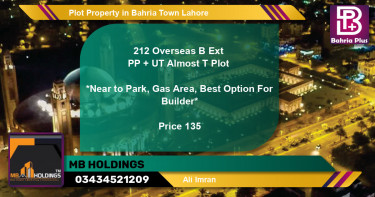 Residential Plot for Sale in Bahria Town, Lahore - (BP-81023)