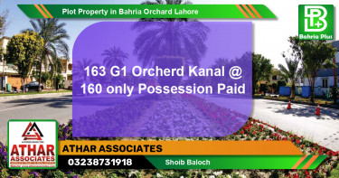 Residential Plot for Sale in Bahria Orchard, Lahore - (BP-81038)