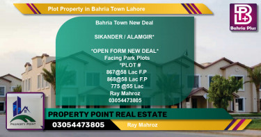 Residential Plot for Sale in Bahria Town, Lahore - (BP-81044)