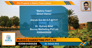 Residential Plot for Sale in Bahria Town, Lahore - (BP-81097)