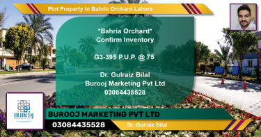 Residential Plot for Sale in Bahria Orchard, Lahore - (BP-81099)