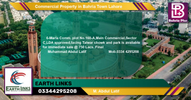Commercial Property for Sale in Bahria Town, Lahore - (BP-81144)
