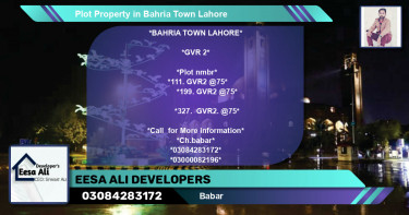 Residential Plot for Sale in Bahria Town, Lahore - (BP-81167)