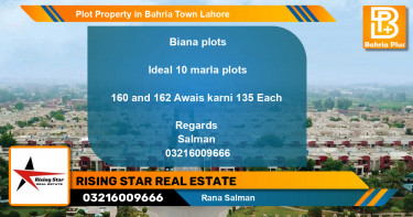 Residential Plot for Sale in Bahria Town, Lahore - (BP-81185)