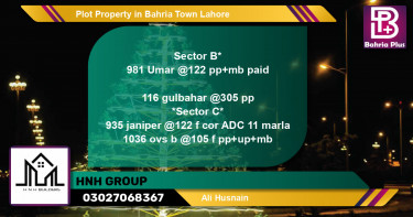 Residential Plot for Sale in Bahria Town, Lahore - (BP-81208)