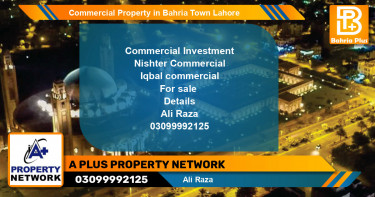 Commercial Property for Sale in Bahria Town, Lahore - (BP-81295)