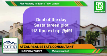 Residential Plot for Sale in Bahria Town, Lahore - (BP-81325)