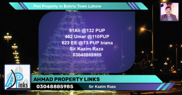 Residential Plot for Sale in Bahria Town, Lahore - (BP-81351)