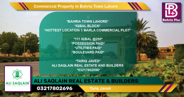 Commercial Property for Sale in Bahria Town, Lahore - (BP-81381)