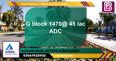 Residential Plot for Sale in Bahria Orchard, Lahore - (BP-81398)