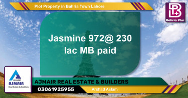 Residential Plot for Sale in Bahria Town, Lahore - (BP-81402)