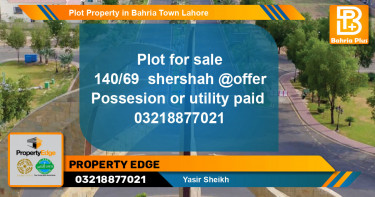 Residential Plot for Sale in Bahria Town, Lahore - (BP-81414)