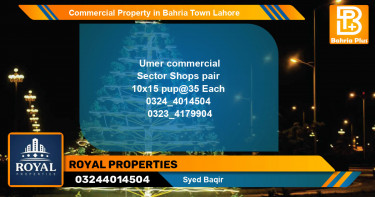Commercial Property for Sale in Bahria Town, Lahore - (BP-81437)