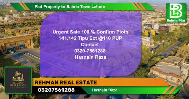 Residential Plot for Sale in Bahria Town, Lahore - (BP-81471)